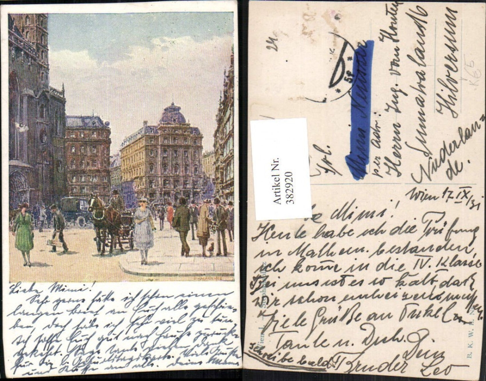 Alte Ansichtskarte – Old Postcard