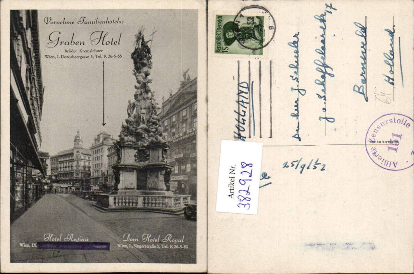 Alte Ansichtskarte – Old Postcard
