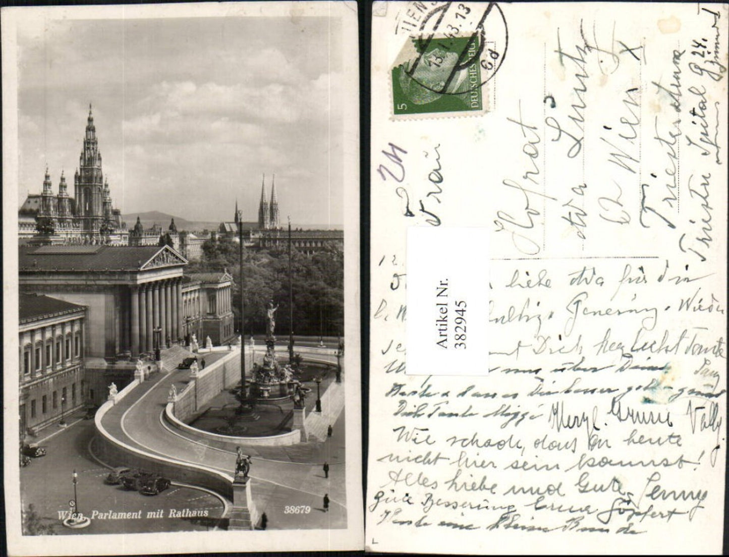 Alte Ansichtskarte – Old Postcard