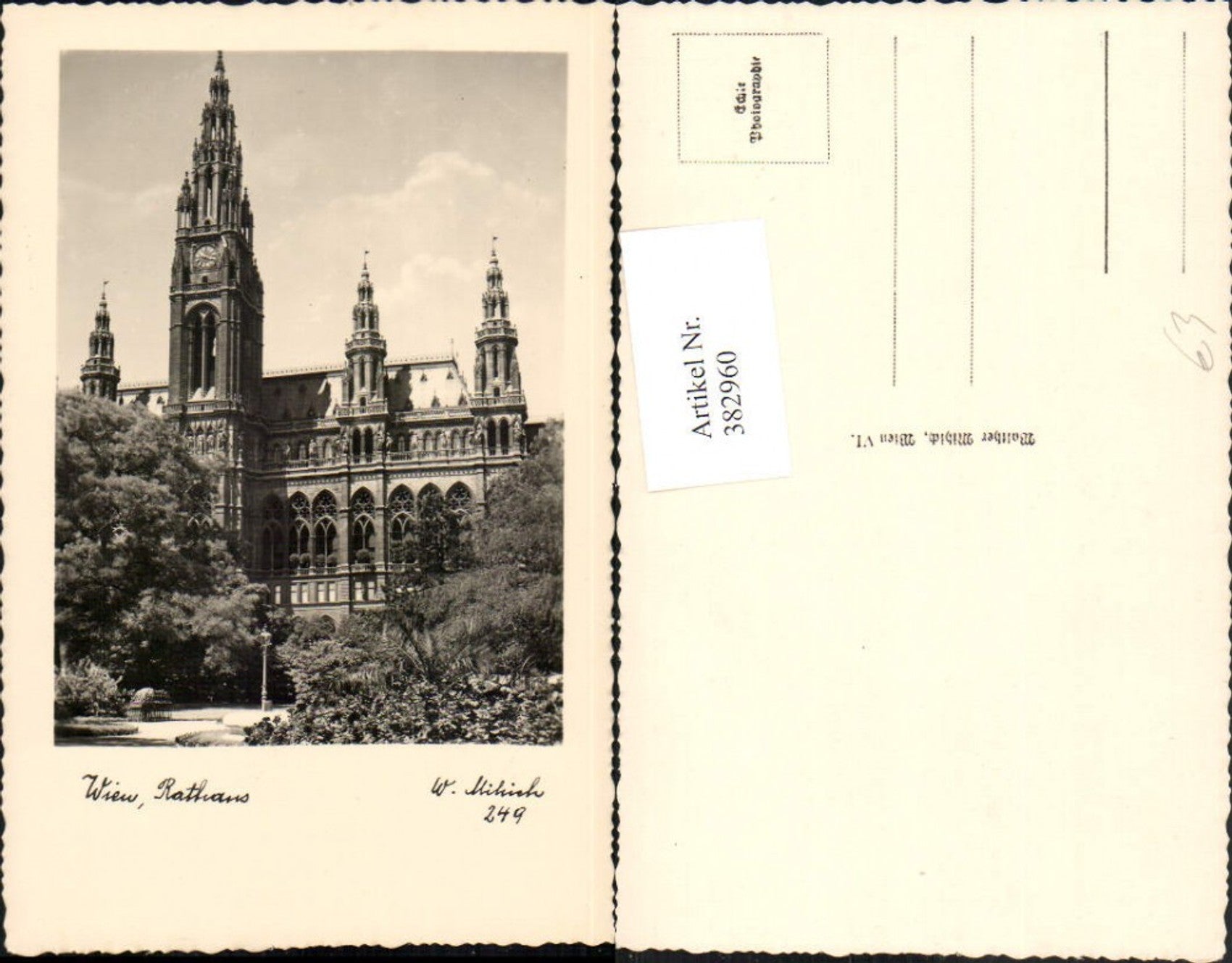 Alte Ansichtskarte – Old Postcard