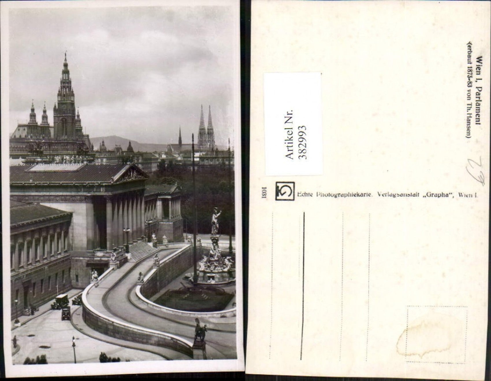 Alte Ansichtskarte – Old Postcard