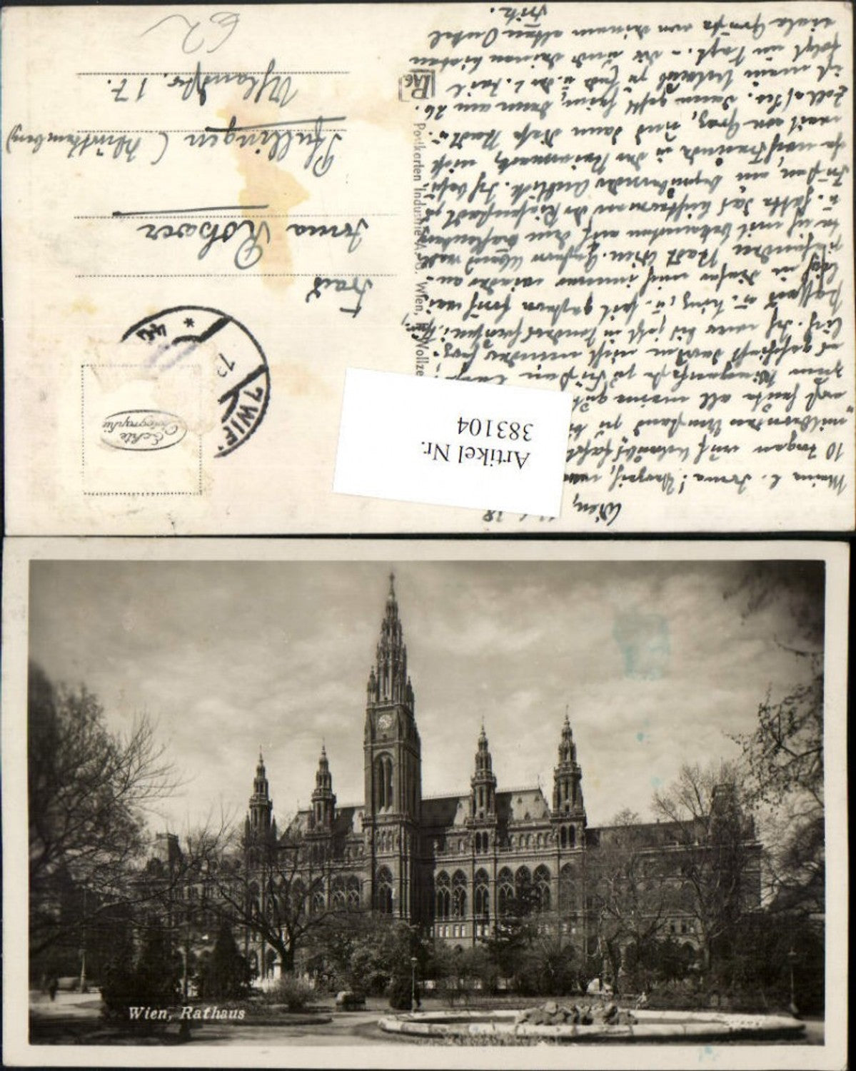 Alte Ansichtskarte – Old Postcard