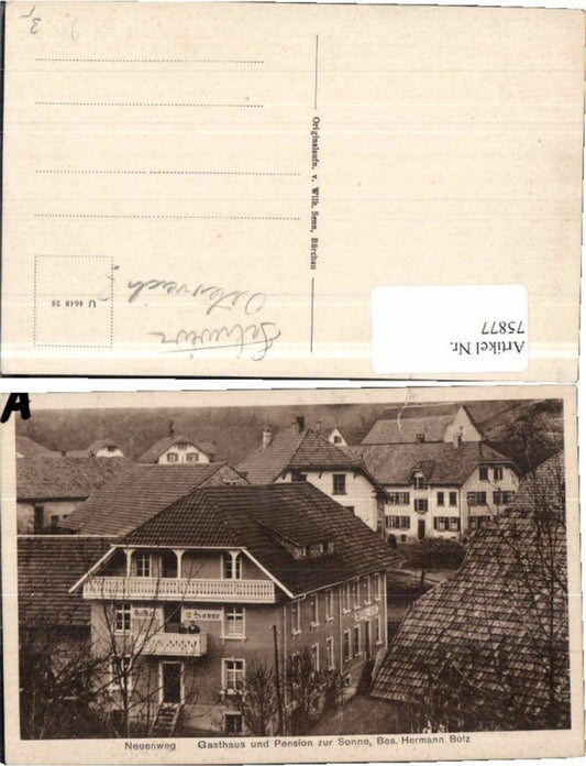 75877, Neuenweg Gasthaus Pension Sonne Kleines Wiesental