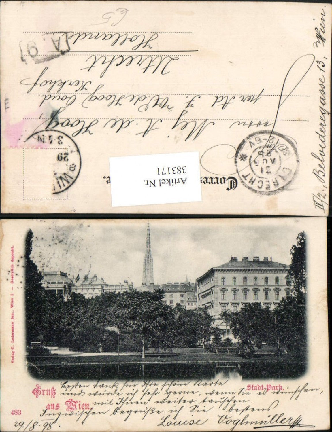 Alte Ansichtskarte – Old Postcard