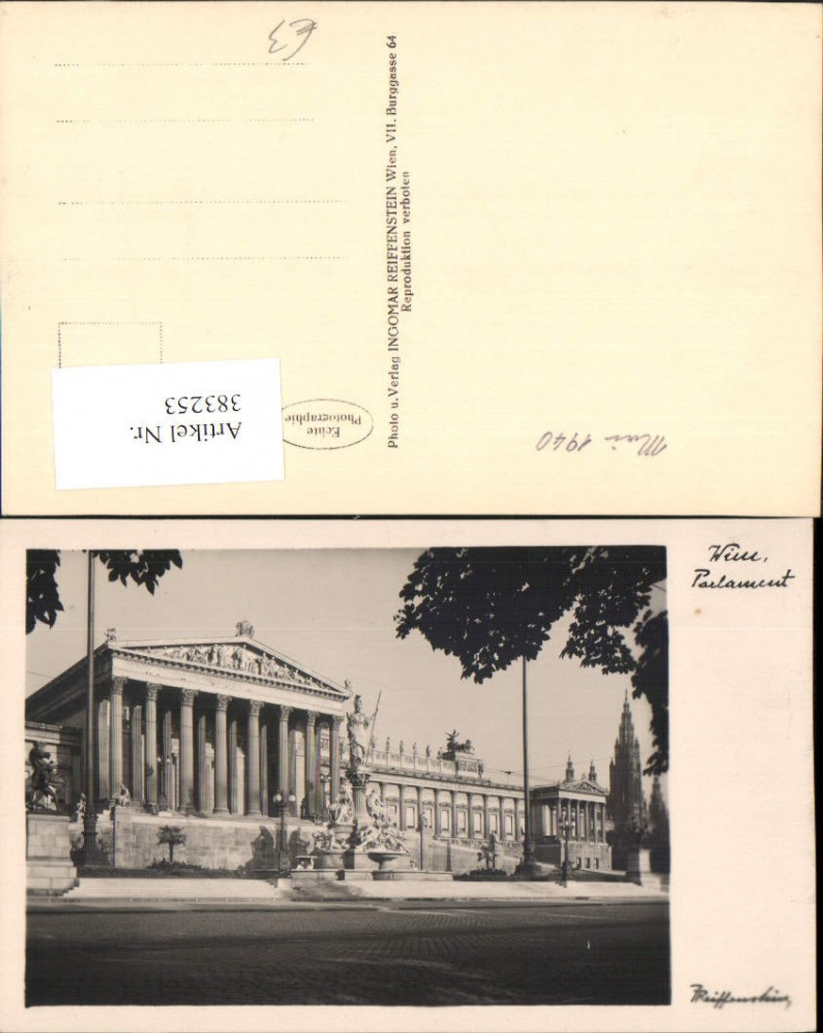 Alte Ansichtskarte – Old Postcard
