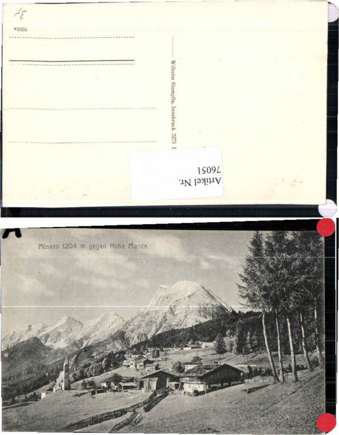 Alte Ansichtskarte – Old Postcard