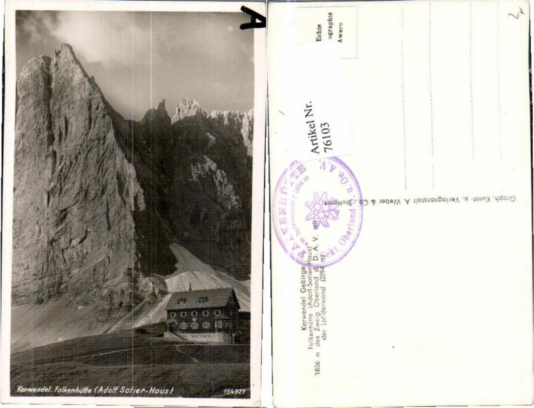 Alte Ansichtskarte – Old Postcard