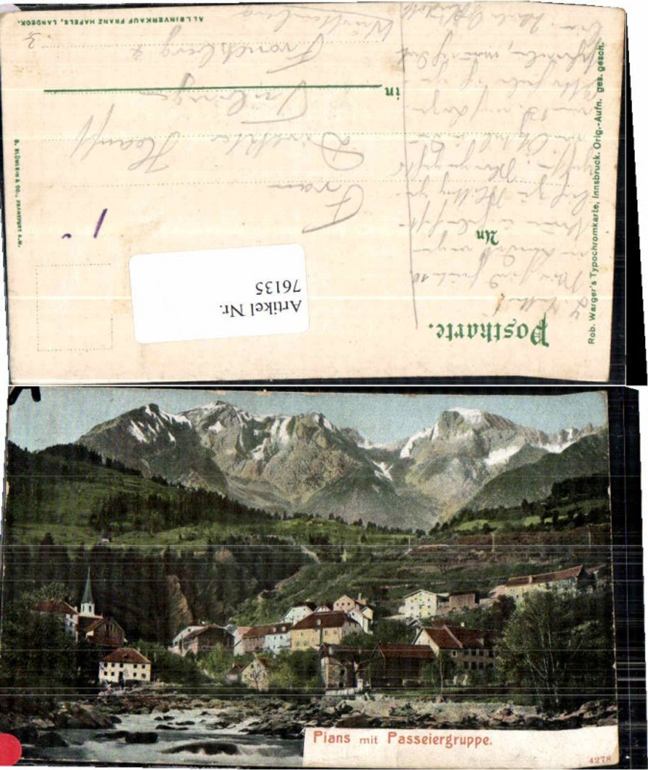 Alte Ansichtskarte – Old Postcard