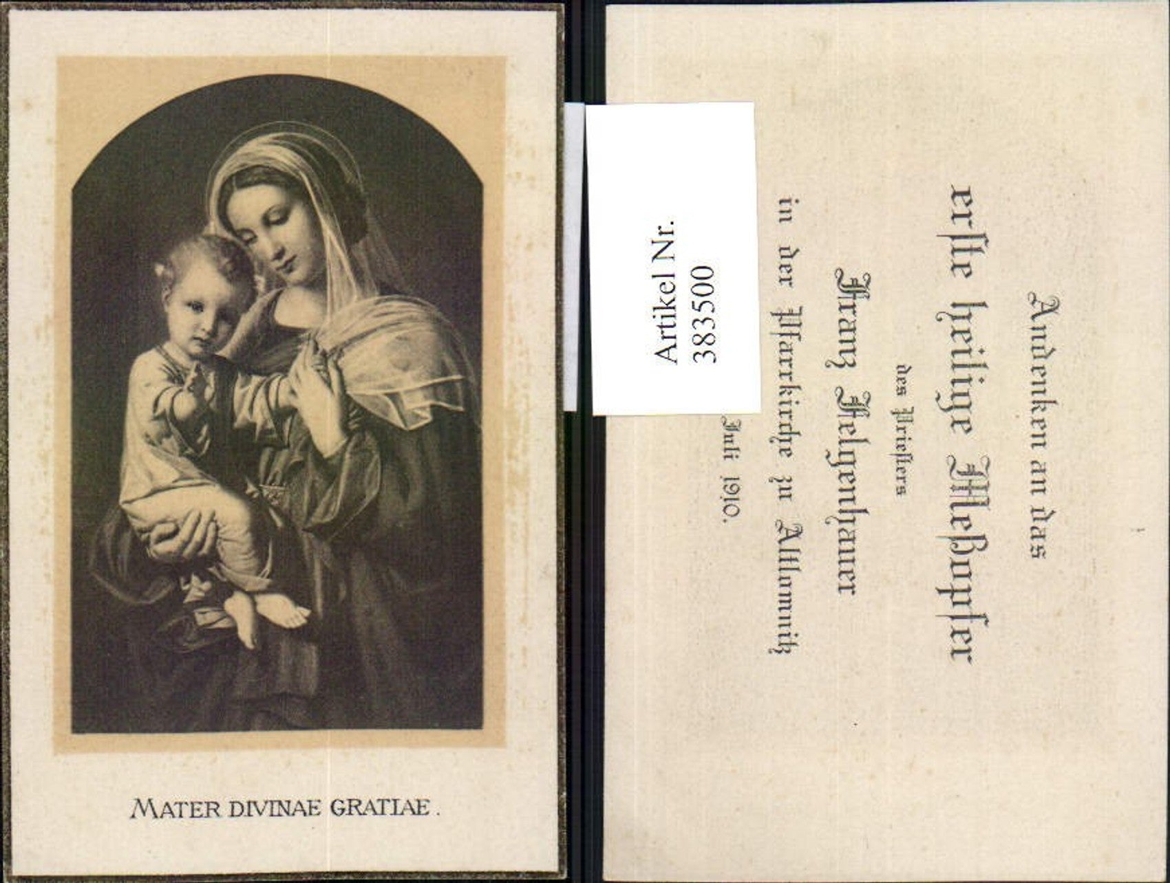 Alte Ansichtskarte – Old Postcard
