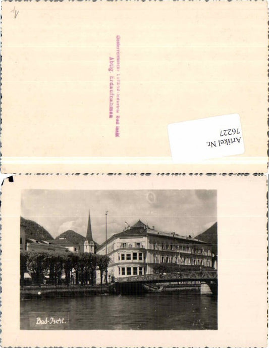 76227,FotoAK Bad Ischl Hotel Elisabeth 1935