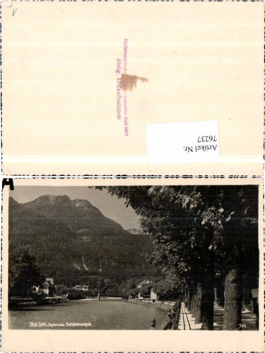 76237,Rare FotoAK Bad Ischl Esplanade 1930