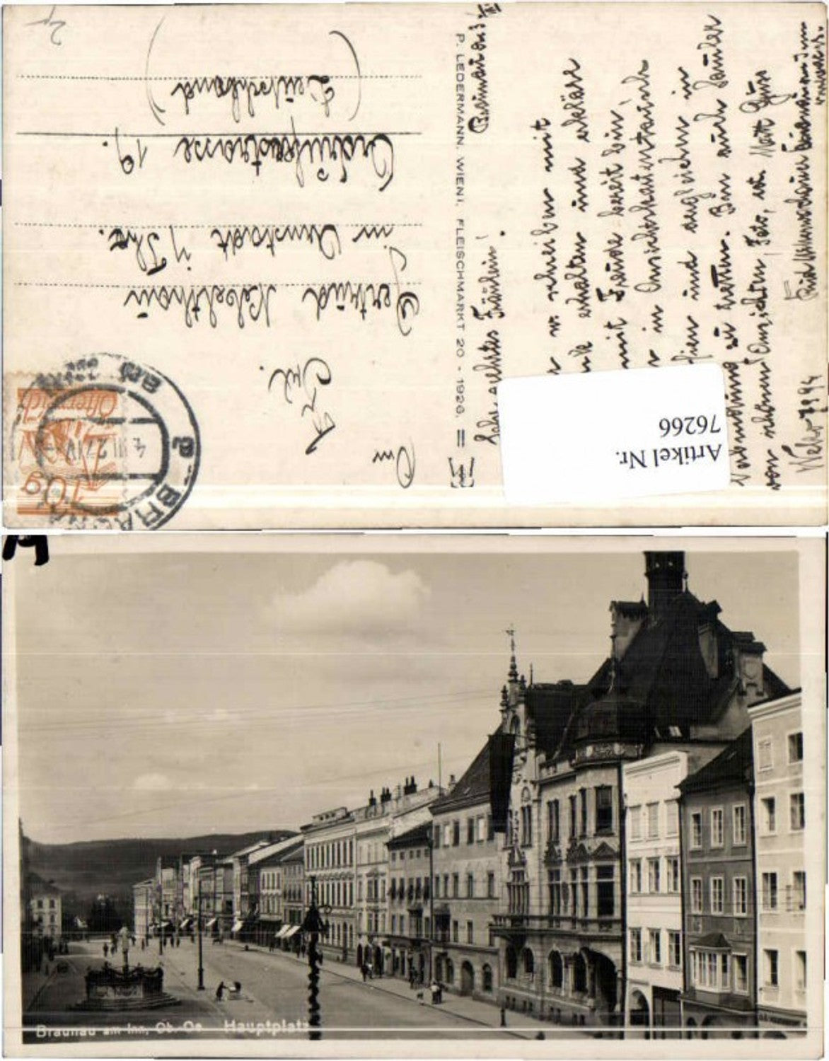76266,Braunau am Inn Hauptplatz 1927