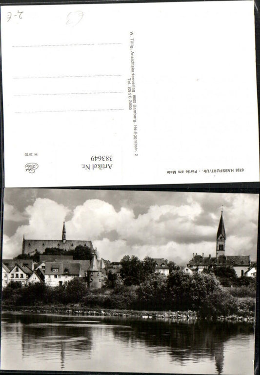 383649,Hassfurt Haßfurt Partie am Main Teilansicht