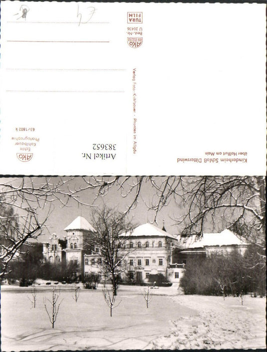 383652,Kinderheim Schloss Ditterswind b. Haßfurt am Main Winterbild