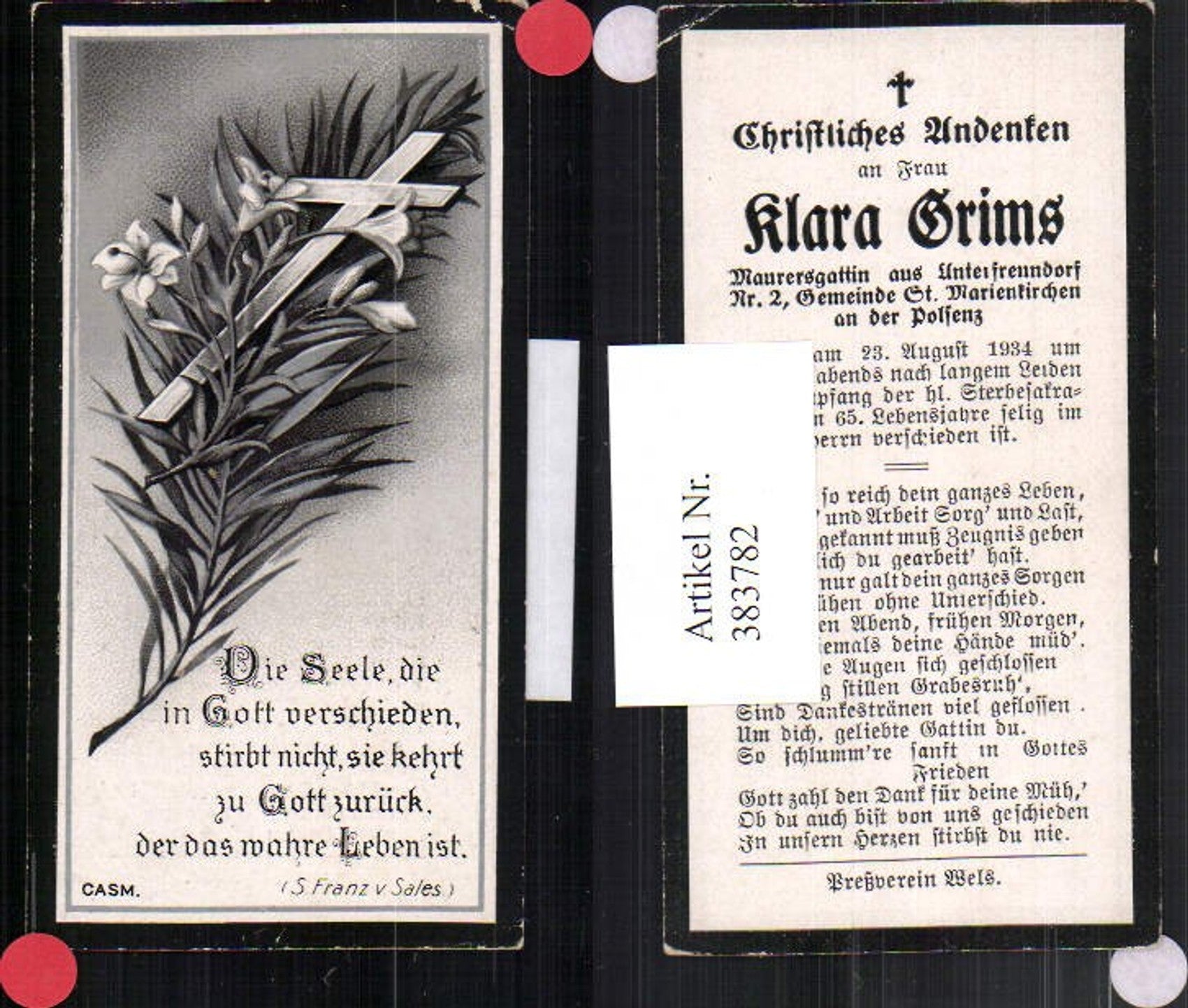 Alte Ansichtskarte – Old Postcard
