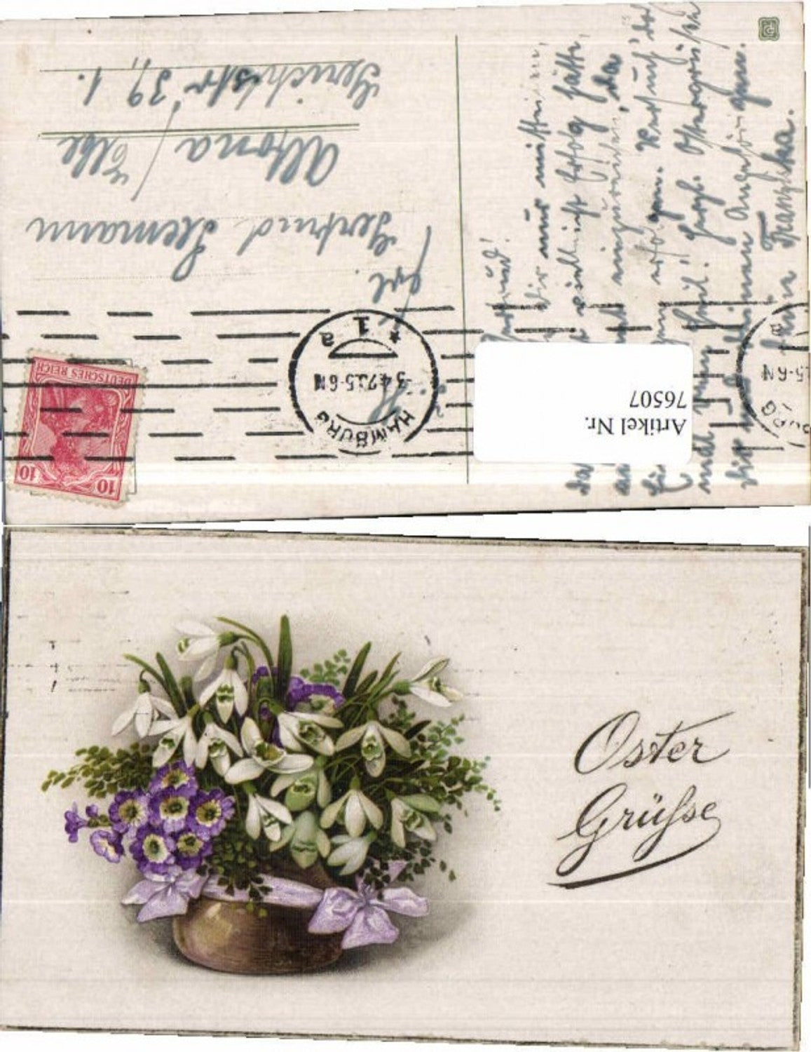 76507,Ostern Schöne Blumen in Vase schneeglöcklein