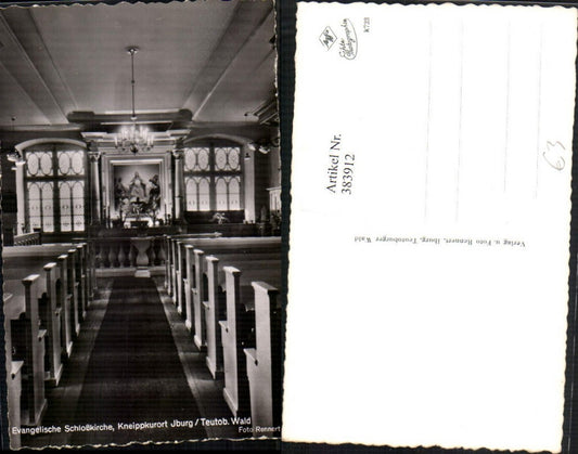 383912,Bad Iburg Evangelische Schlosskirche Kirche Innenansicht