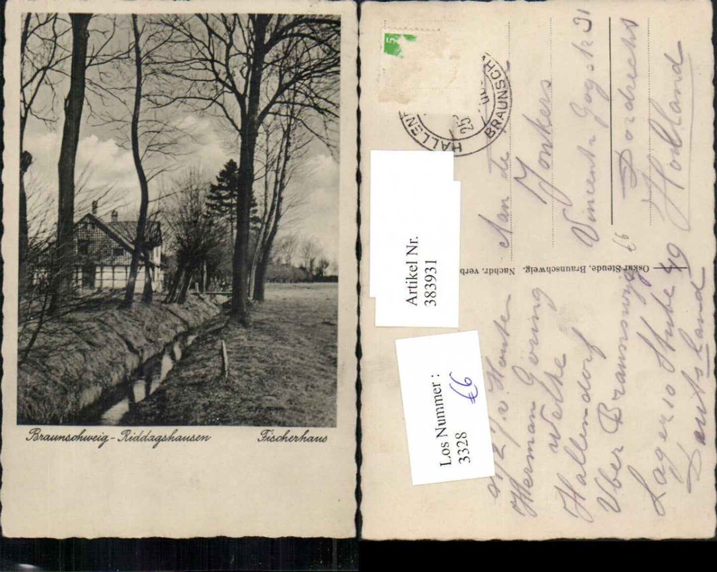 383931,Braunschweig Riddagshausen Fischerhaus Partie