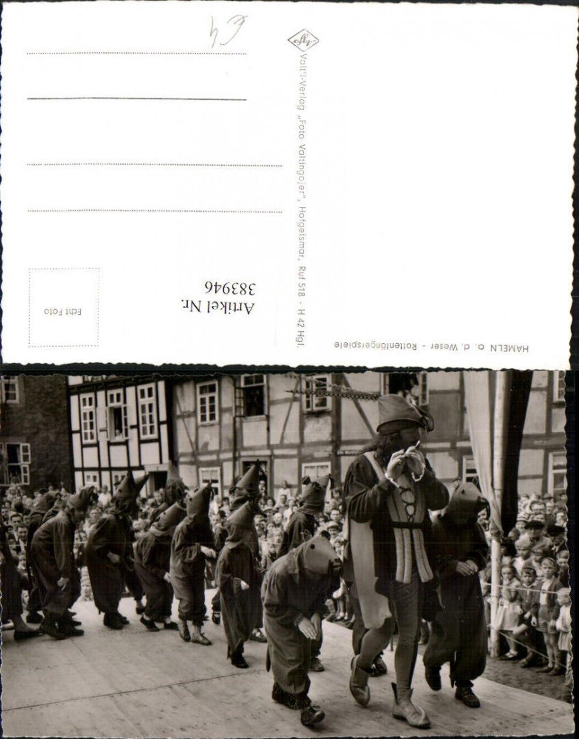 383946,Hameln an d. Weser Rattenfängerspiele Theater Rattenfänger Kinder