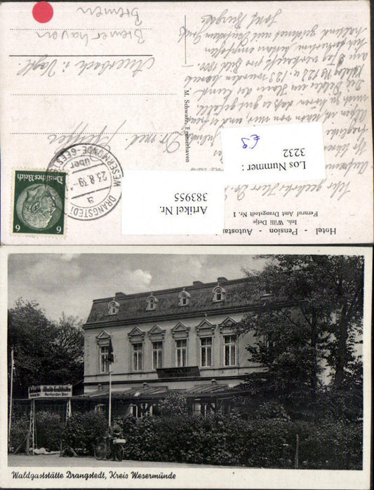 383955,Drangstedt Waldgaststätte Hotel Pension