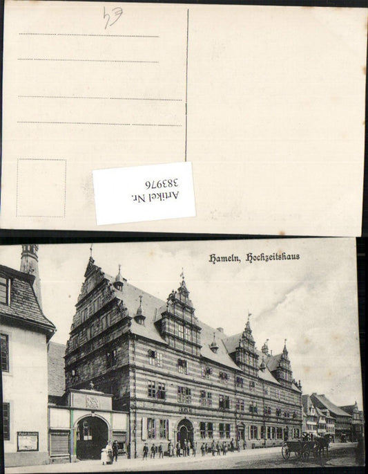 383976,Hameln Hochzeitshaus Gebäude