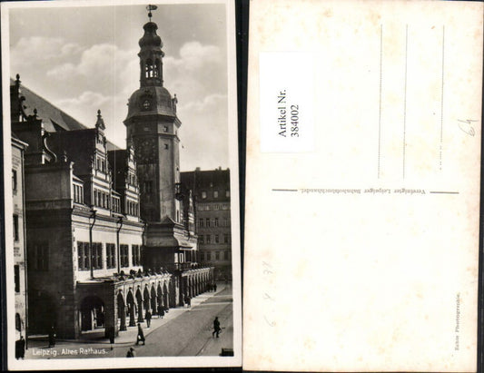 384002,Leipzig Altes Rathaus Gebäude Turm