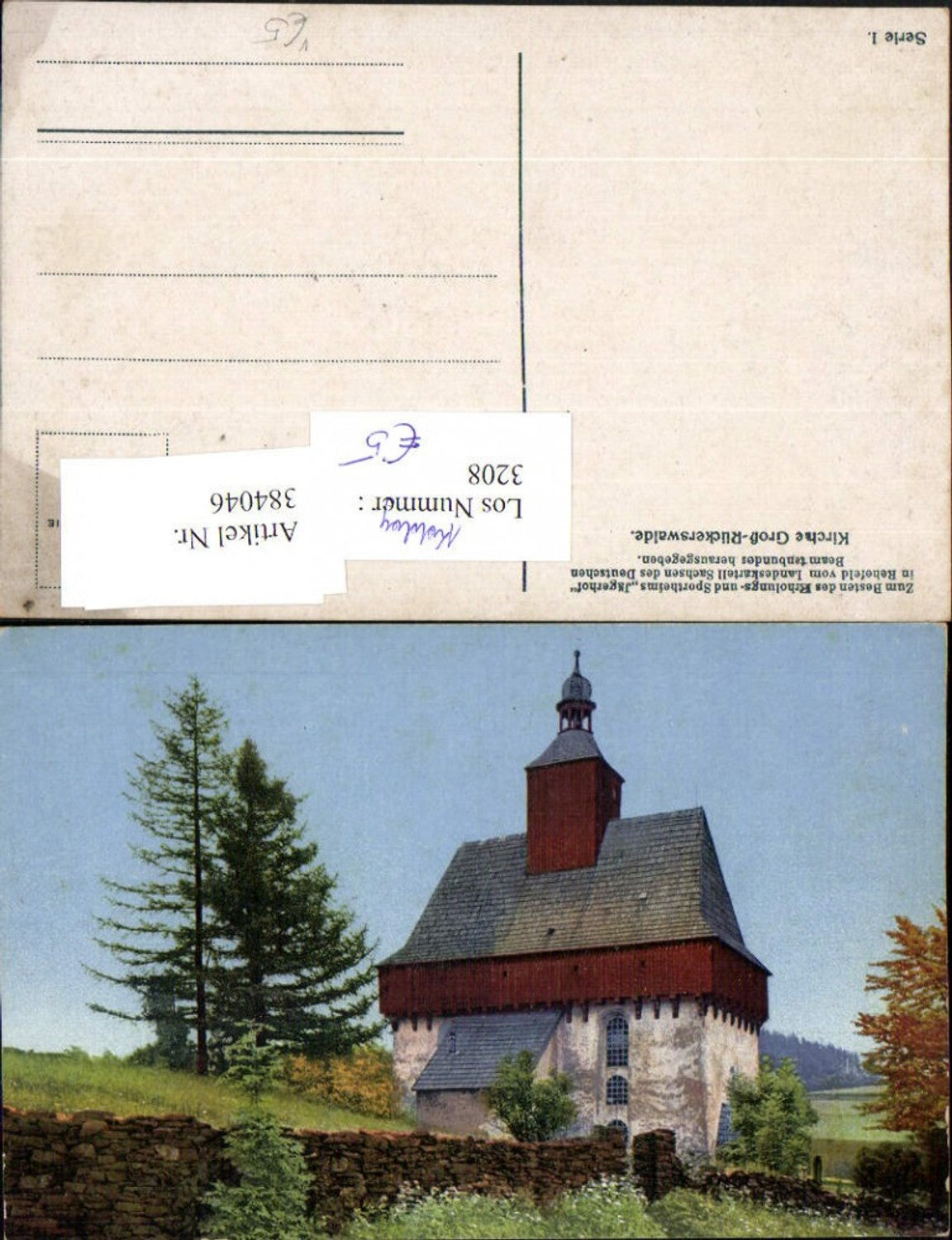 384046,Groß-Rückerswalde Großrückerswalde Kirche pub Deutscher Beamtenbund