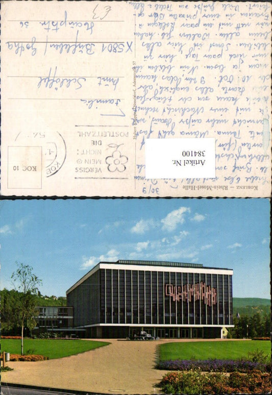 384100,Koblenz am Rhein Rhein-Mosel-Halle Gebäude