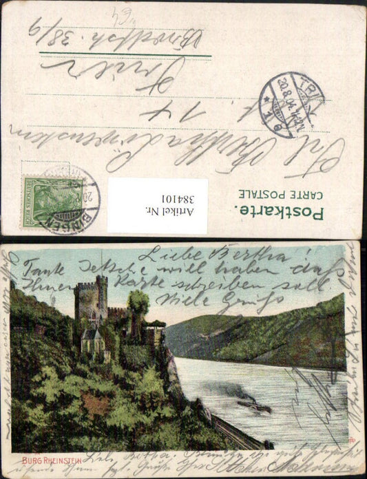 384101,Burg Rheinstein am Rhein b. Trechtingshausen