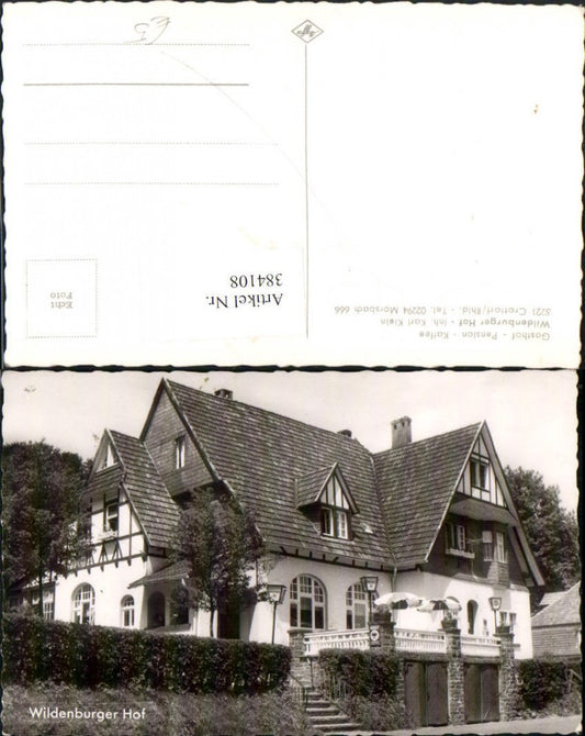 384108,Crottdorf b. Friesenhagen Gasthof Pension Wildenburger Hof