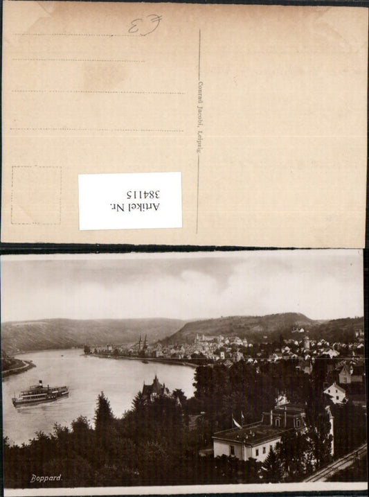 384115,Boppard am Rhein Totale Dampfer
