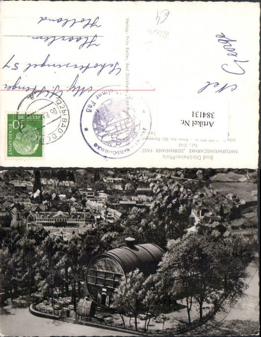 384131,Bad Dürkheim Naturweinschänke Dürkheimer Fass Wein