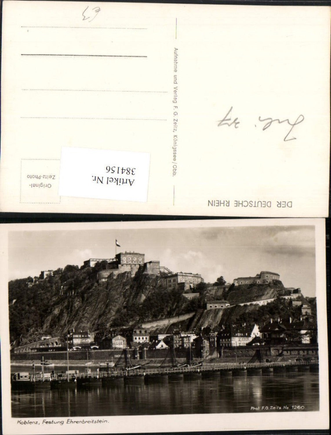 384156,Koblenz Festung Ehrenbreitstein Brücke