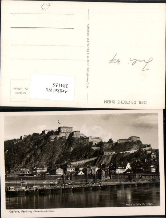 384156,Koblenz Festung Ehrenbreitstein Brücke