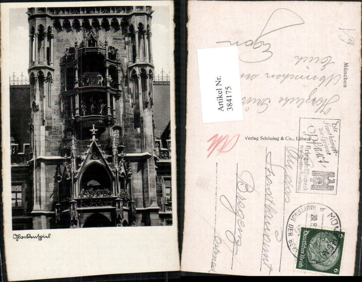 384175,München Rathaus Glockenspiel