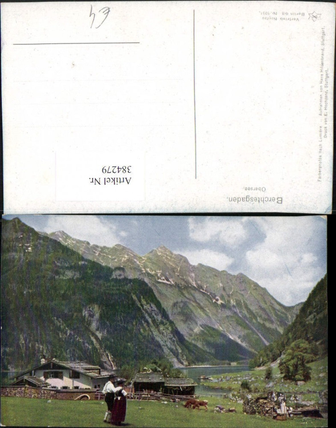 384279.Berchtesgaden Obersee See Bergkulisse