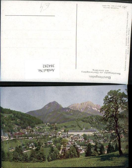 384282.Berchtesgaden Totale vom Oberherzogsberg m. Untersberg Bergkulisse