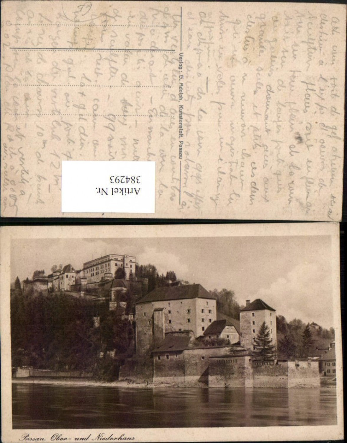 384293.Passau Ober- und Niederhaus Festung
