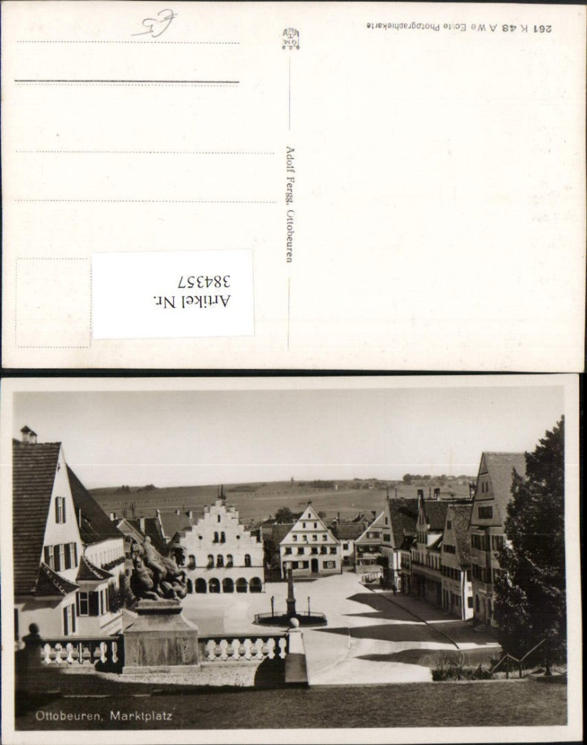 384357.Ottobeuren Marktplatz Platz Rathaus