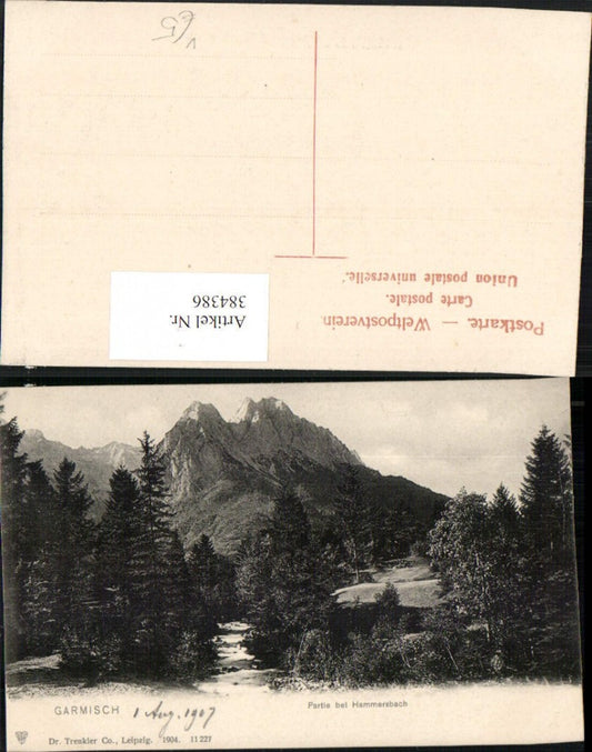 384386.Garmisch Partie b. Hammersbach Bergkulisse pub Trenkler Co 11227