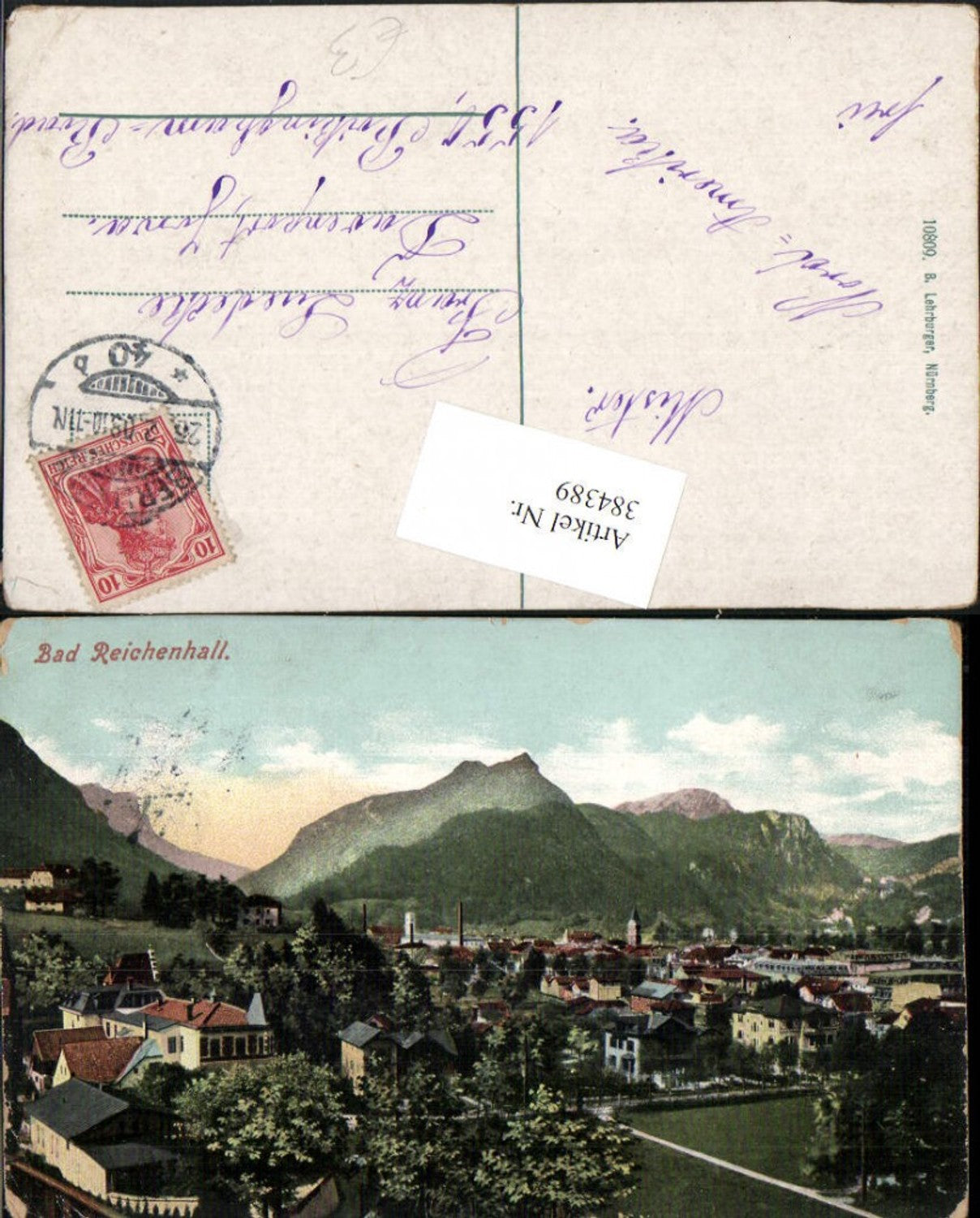 384389.Bad Reichenhall Totale Bergkulisse