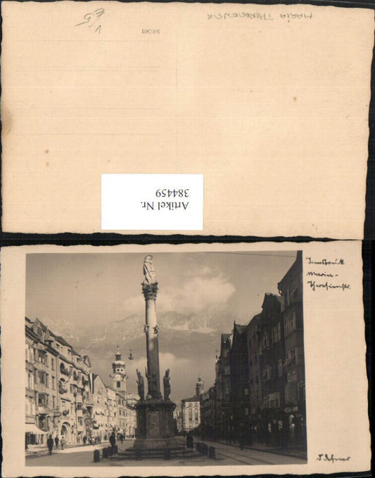 384459.Fotokunst Dr. Defner Innsbruck Maria-Theresienstraße Annasäule Straßenansicht
