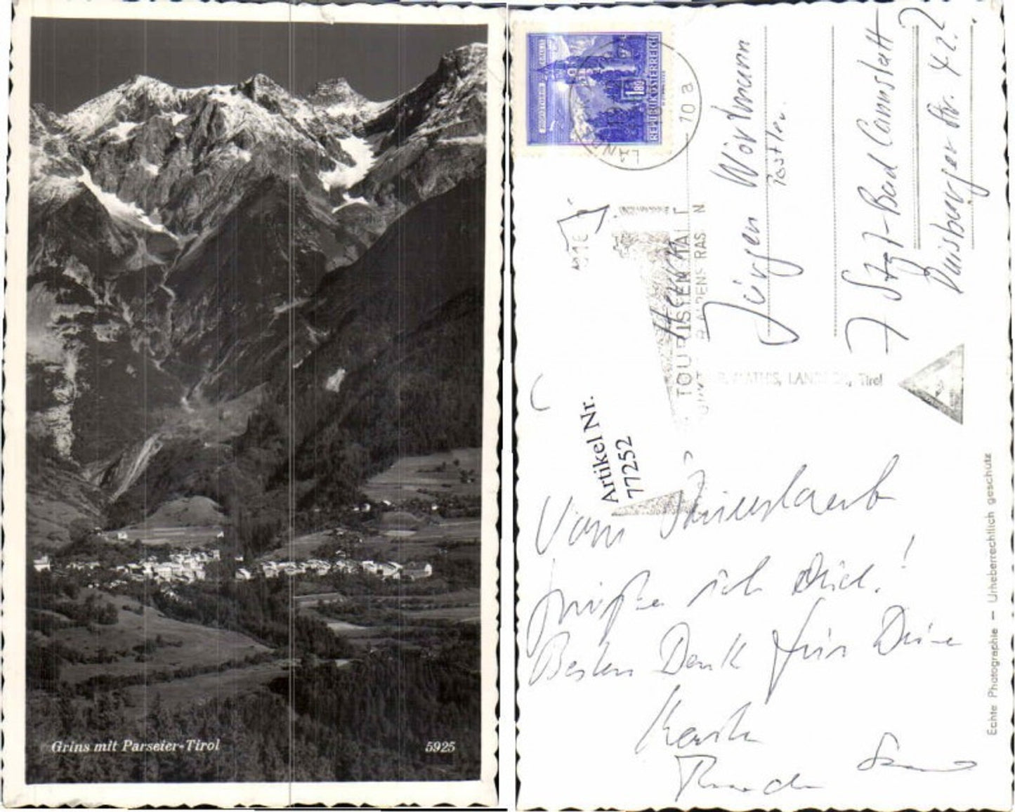 Alte Ansichtskarte – Old Postcard