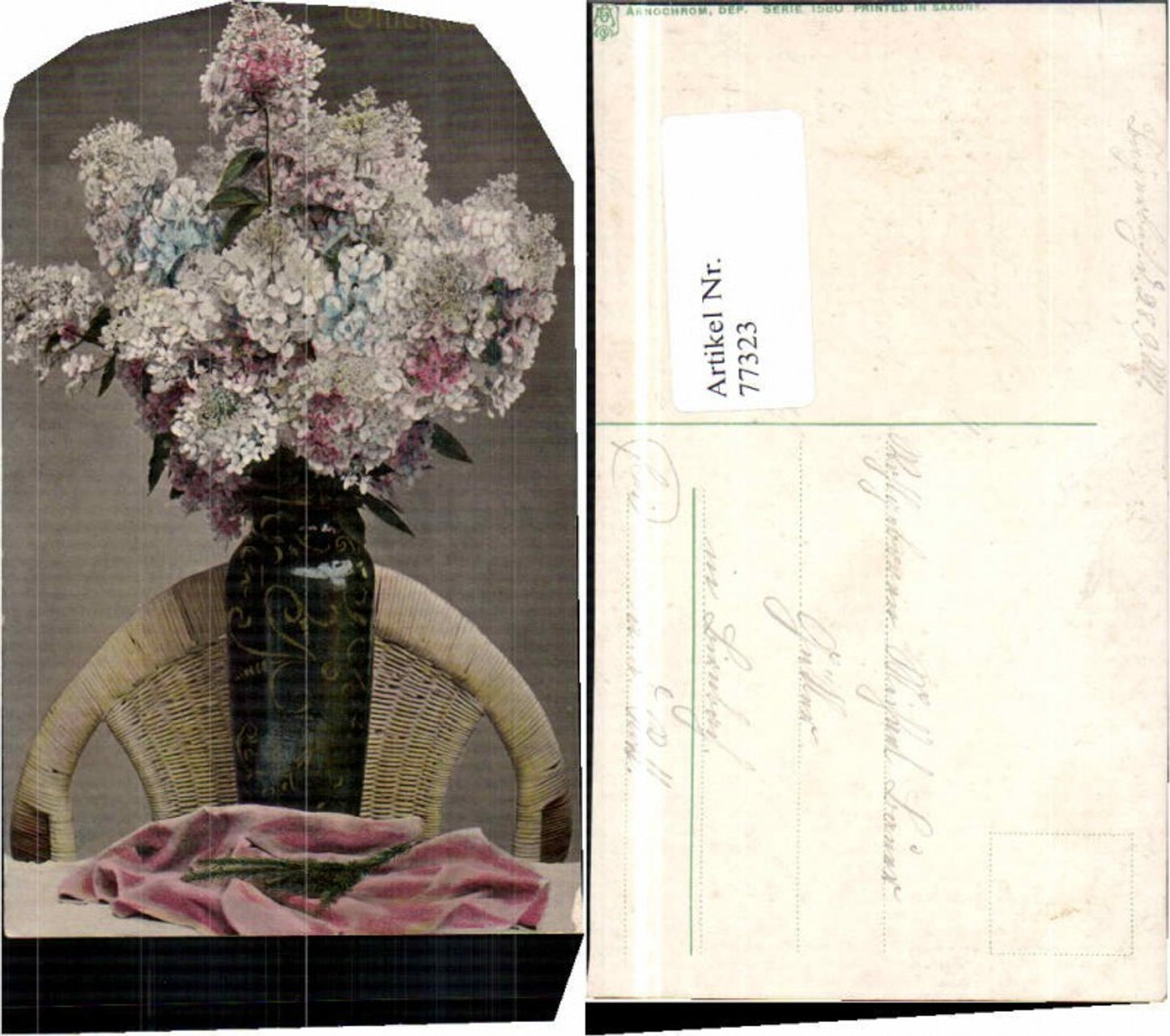 77323,Glückwünsche Blumen in Vase