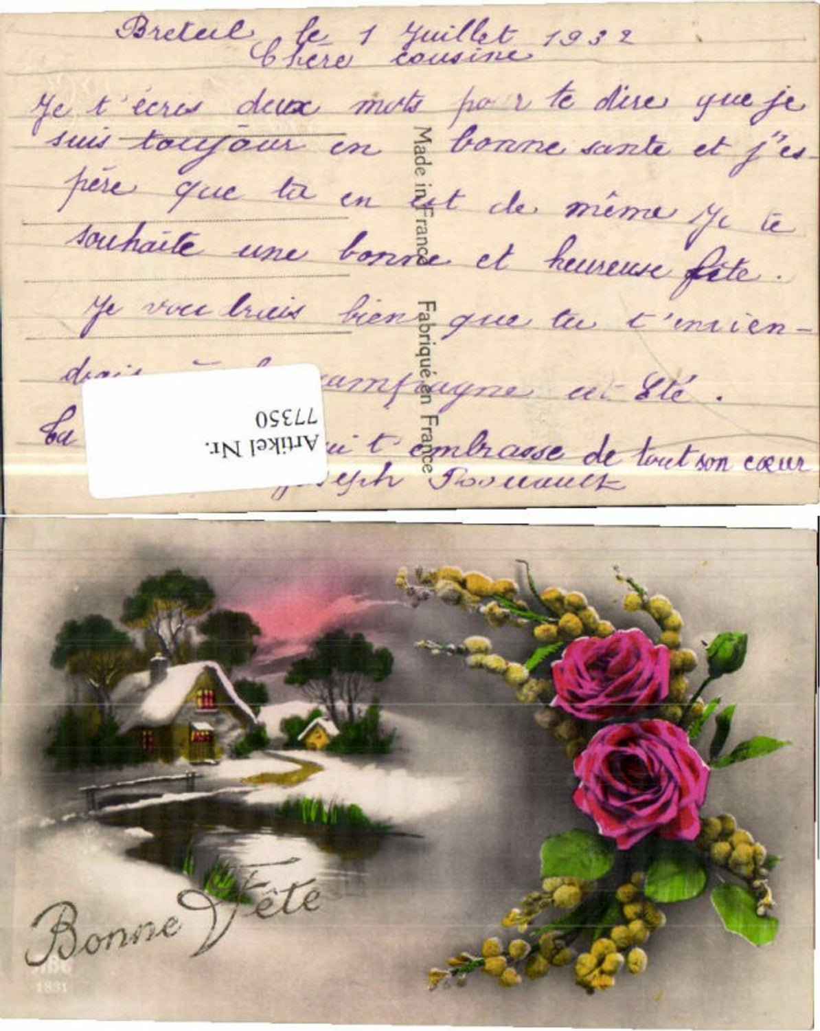 Alte Ansichtskarte – Old Postcard