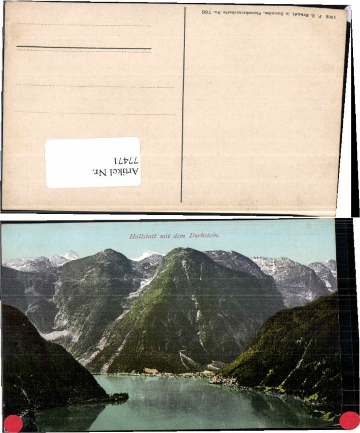 77471,Hallstatt m.d. Dachstein pub Brandt 766