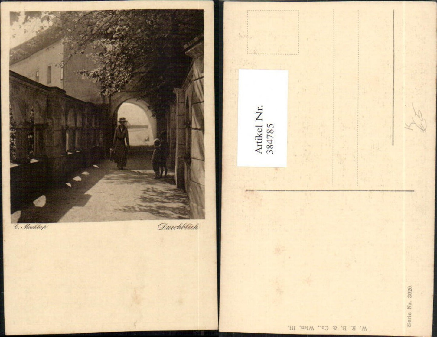 384785, Artist AK C. Machlup, View Street Gate