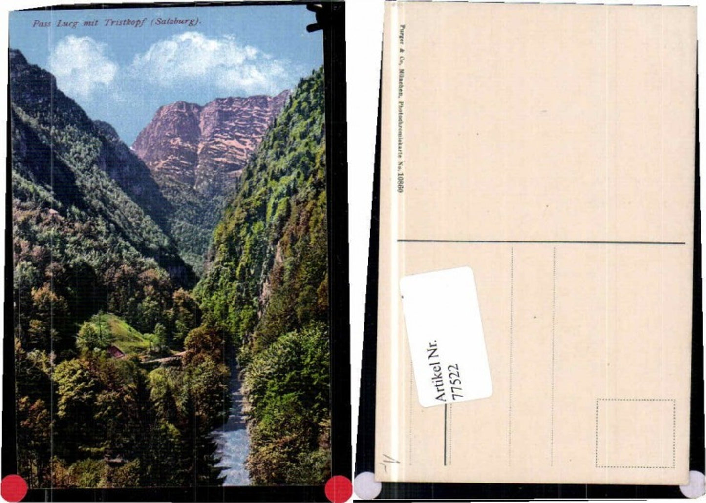 77522,Pass Lueg bei Lofer Unken pub Purger Co 10860