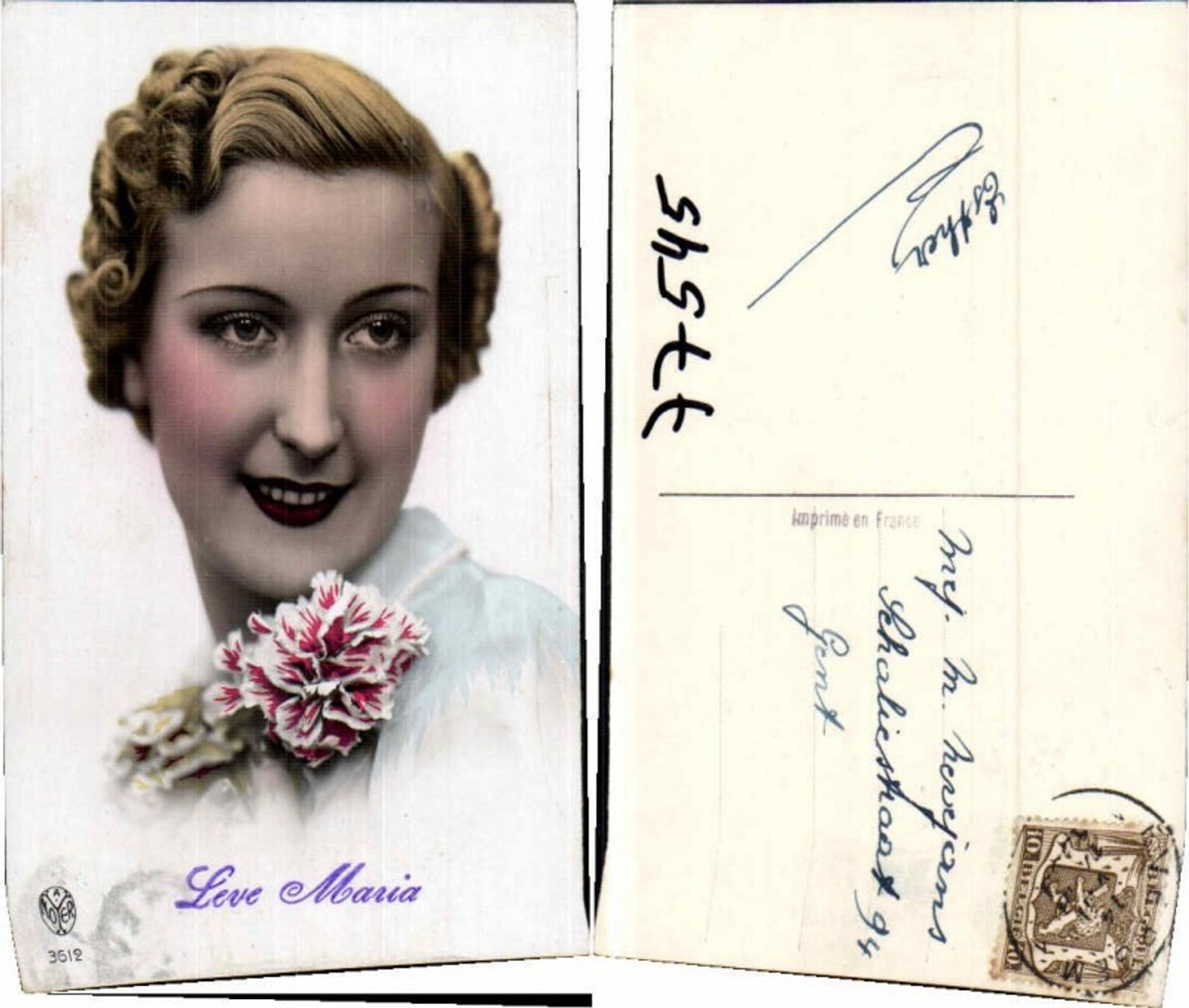 77545,Noyer Blonde Frau Blume Gelocktes Haar Mode