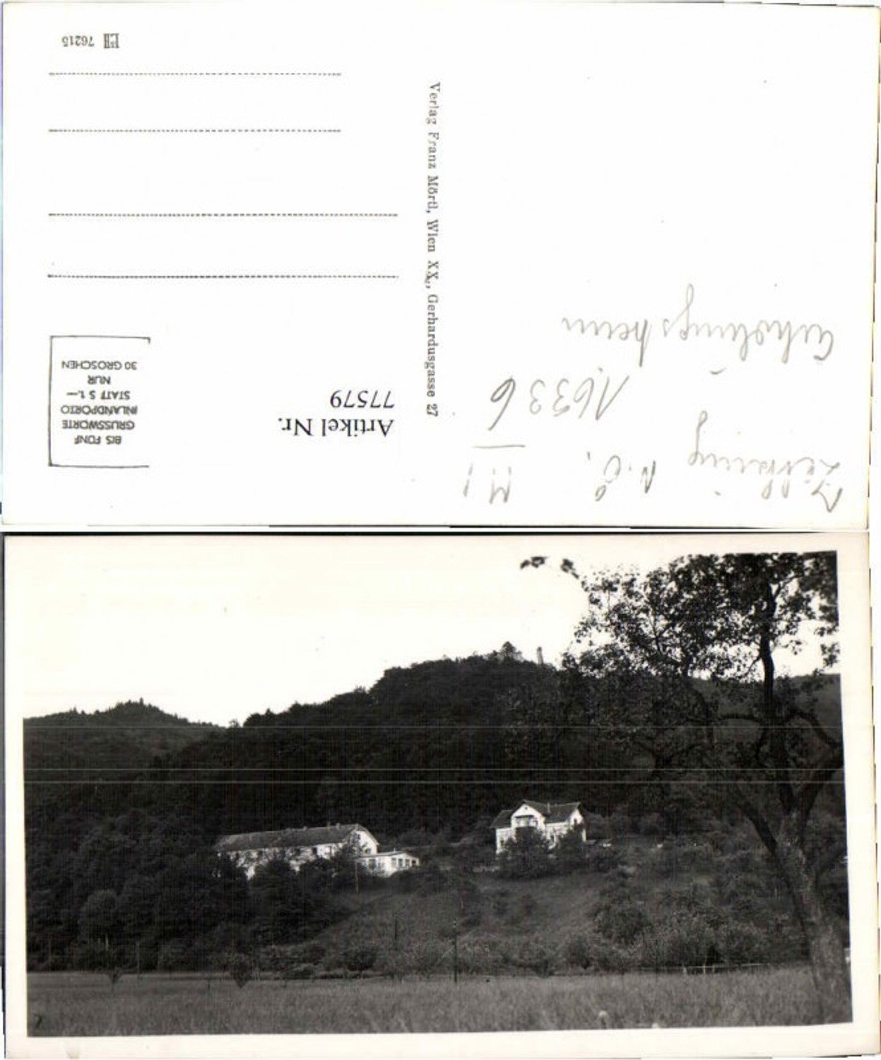 77579,Zelking bei Melk Seltene Fotokarte 1940 Verlagsrohabzug